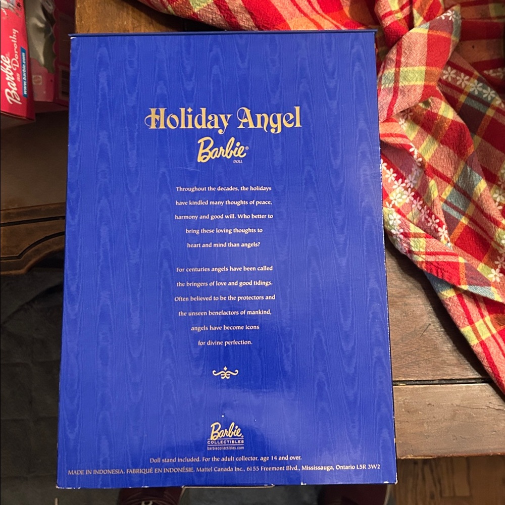 Barbie Collector's Holiday Angel - Blue and Gold - Picture 2 of 4